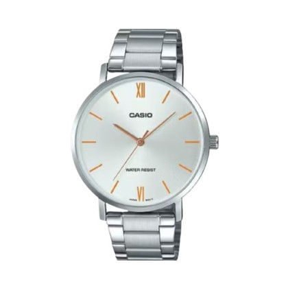 Casio General MTP-VT01D-7B Stainless Steel Band Men Watch